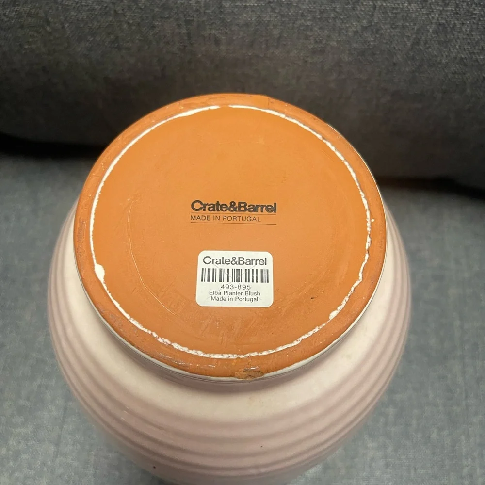 Crate & Barrel Elba Blush Planter